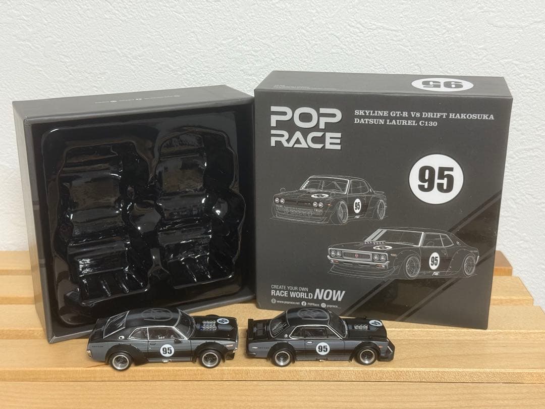 POPRACE 1/64 GT-R v8 HAKOSUKA 95 齊藤太吾サイン