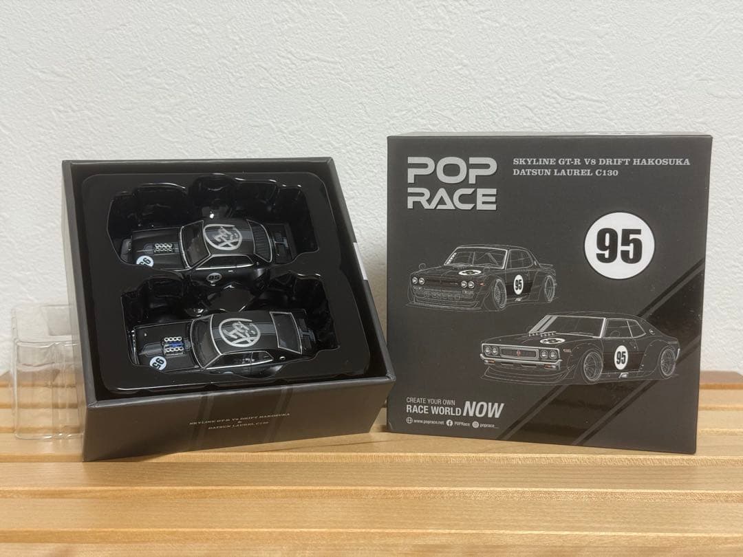 POPRACE 1/64 GT-R v8 HAKOSUKA 95 齊藤太吾サイン