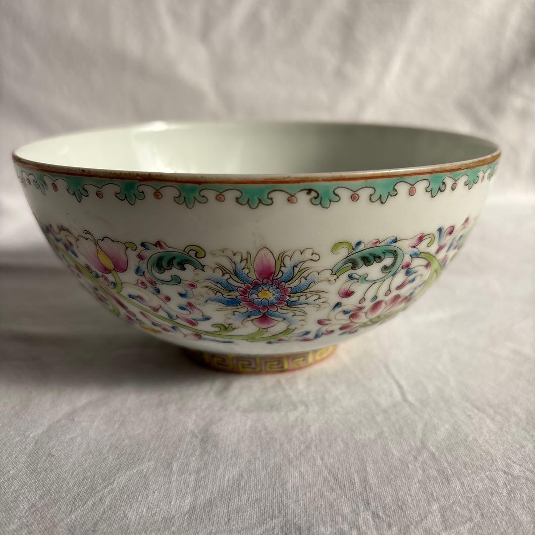 大清道光年製 粉彩椀