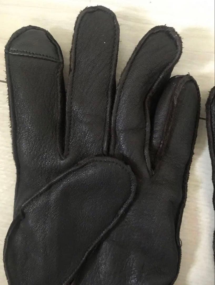 ポロラルフローレン　polo Ralph Lauren レザー　カシミヤ　手袋