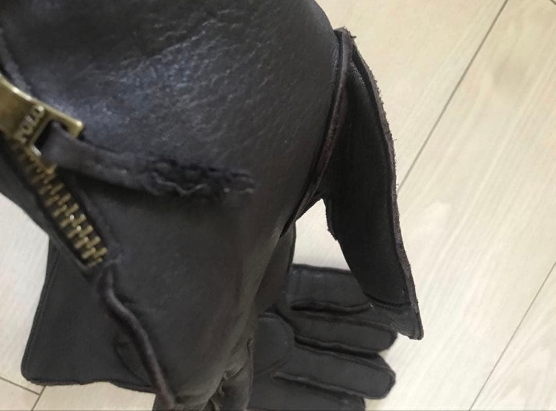 ポロラルフローレン　polo Ralph Lauren レザー　カシミヤ　手袋