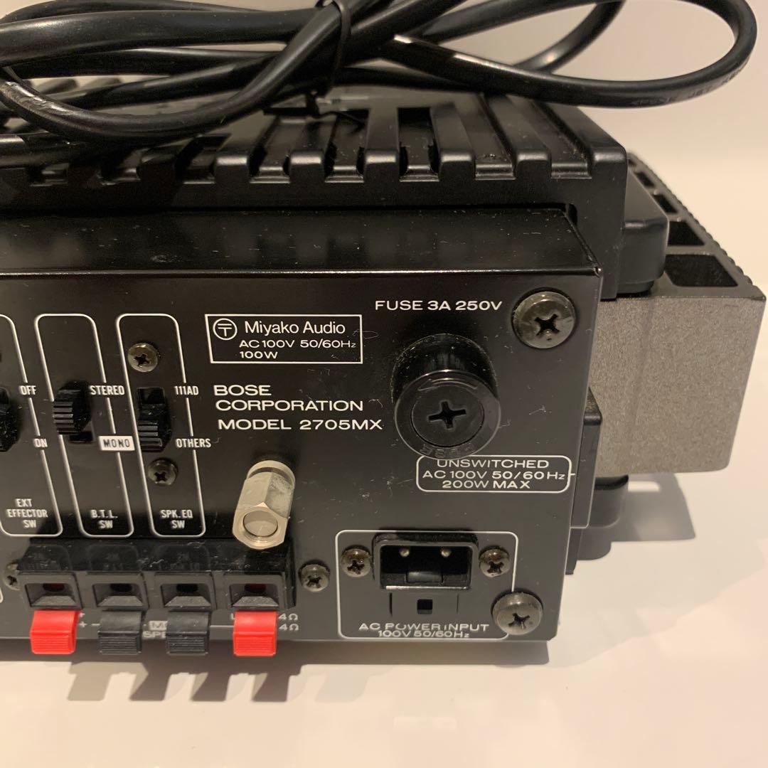 希少 BOSE 2705MX パワーミキシングアンプ 動作品　美品