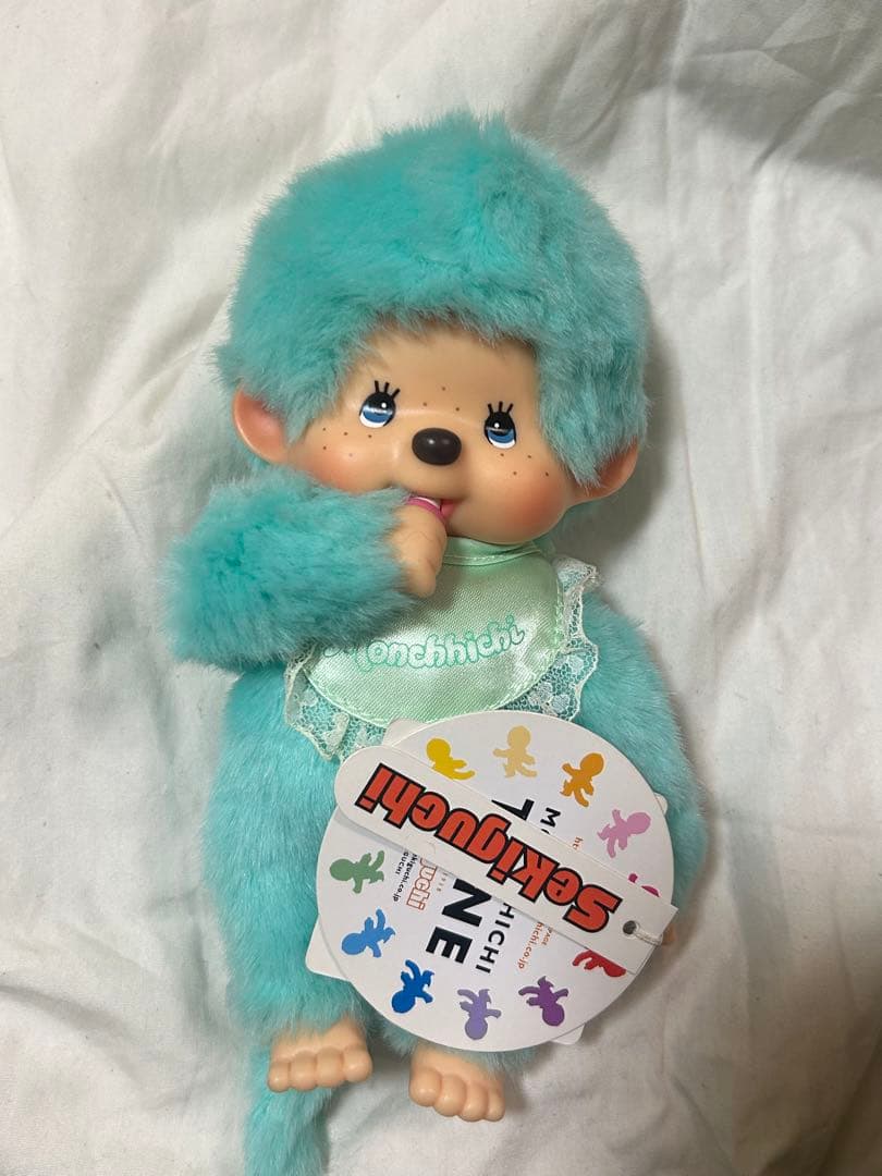 【希少品】モンチッチ 30周年トーンシリーズ ミントグリーンセキグチぬいぐるみ