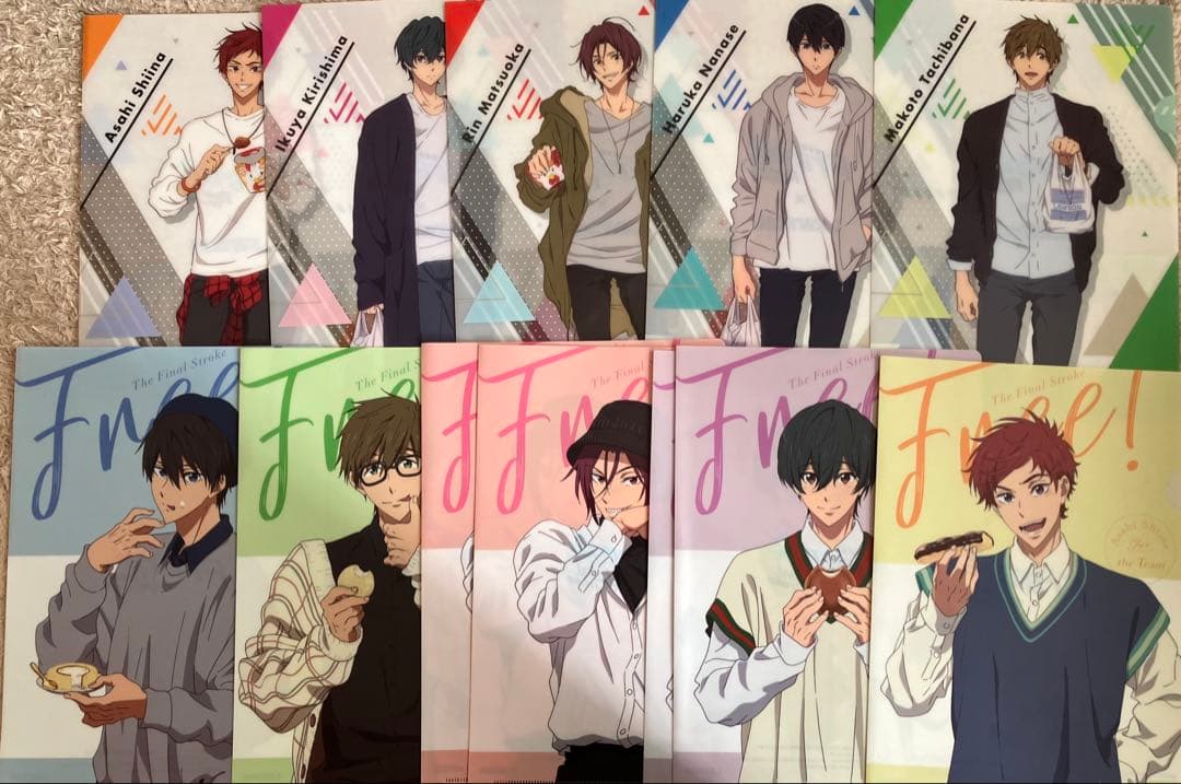Free! クリアファイル、ポスター、フォトカホロなど、グッズまとめ売り
