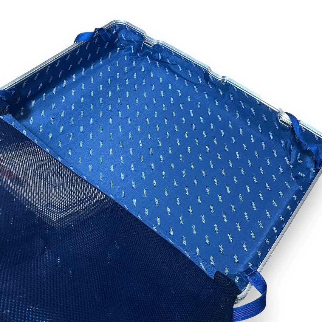 極美品・廃盤■リモワ 青ロゴ トパーズ 932.77 104L 4輪