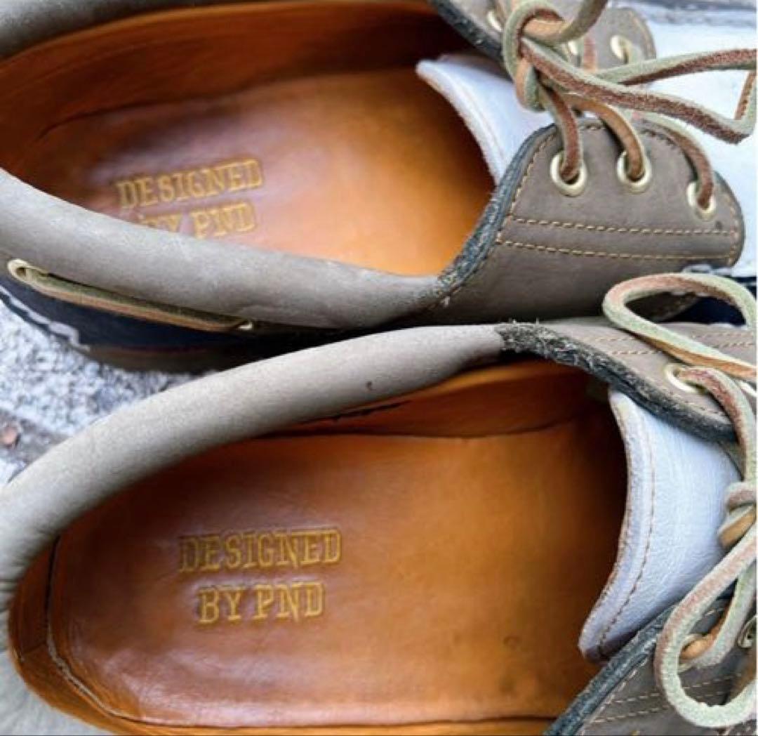 Timberland 3eye デッキシューズ モカシン革靴 ヌバックレアカラー