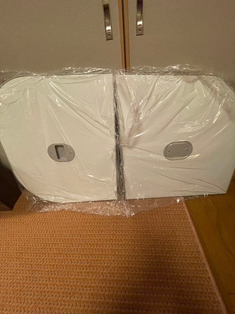 新しい風呂ふた 2枚セット ホワイト