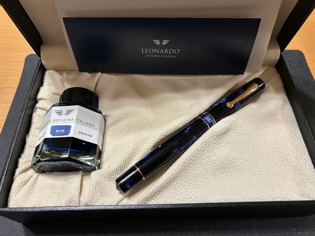 本日最終値下げ！！レオナルド万年筆 モーメントゼロ14k