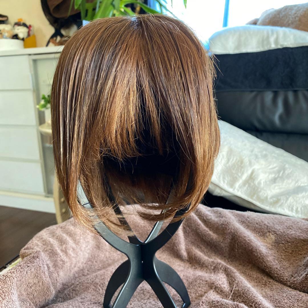 大幅値下げ‼️10万以上が70％以上オフ‼️ボブフルウィッグ(人毛、人工毛ミックス)