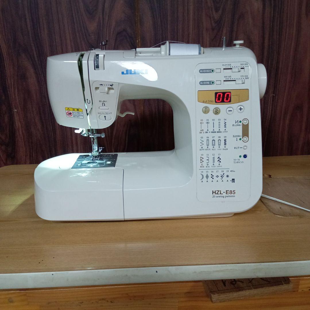 JUKIコンピュータミシン本体　HＺLーE85　分解整備済み