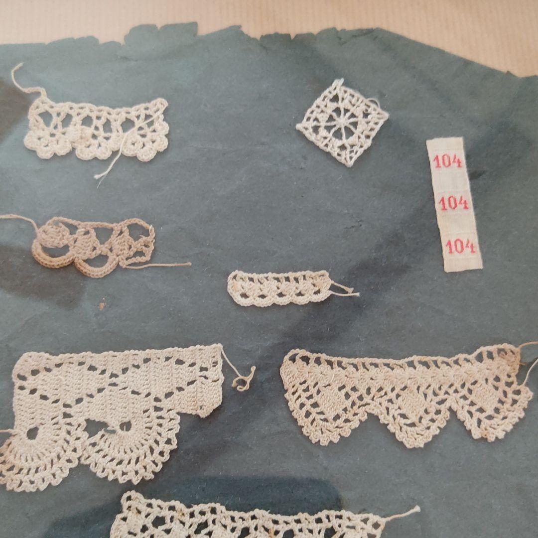 フランス アンティークレース 額装