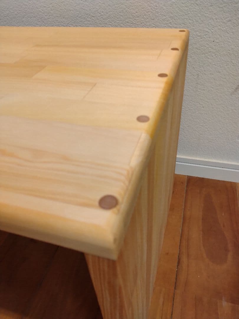 木製　ハンドメイド　オーダー　コの字　スツール　ベンチ　サイドテーブル　シェルフ