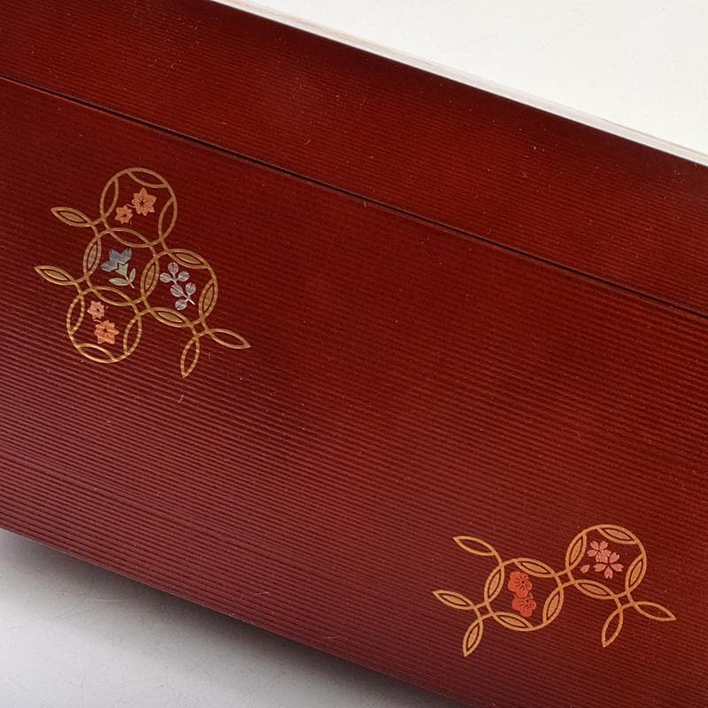 茶道具　うるみ塗　七宝蒔絵　利休茶箱　棗　黒楽茶碗など　七点　一式　MR9482