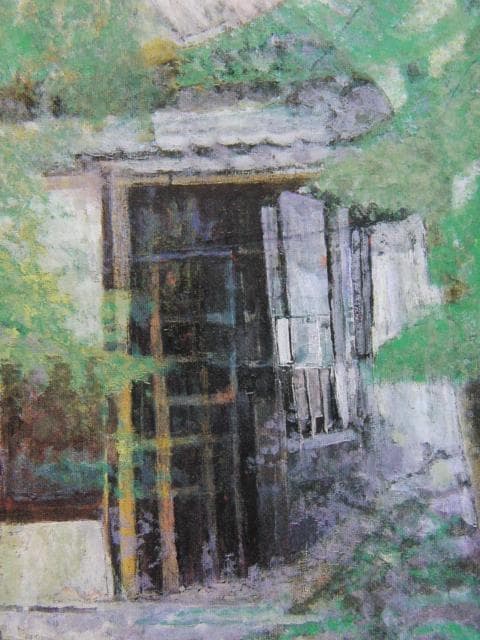 澤野文臣、【閑居】、希少な額装用画集より、新品額装付、状態良好