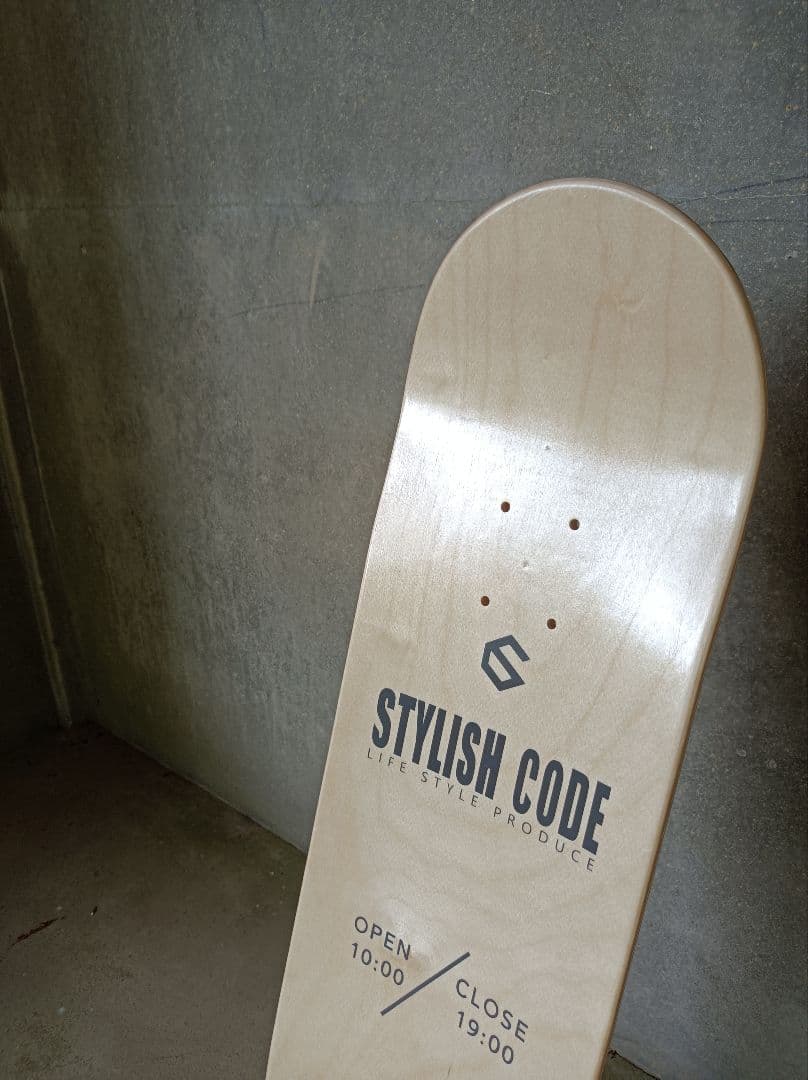 スケートボードデッキ看板