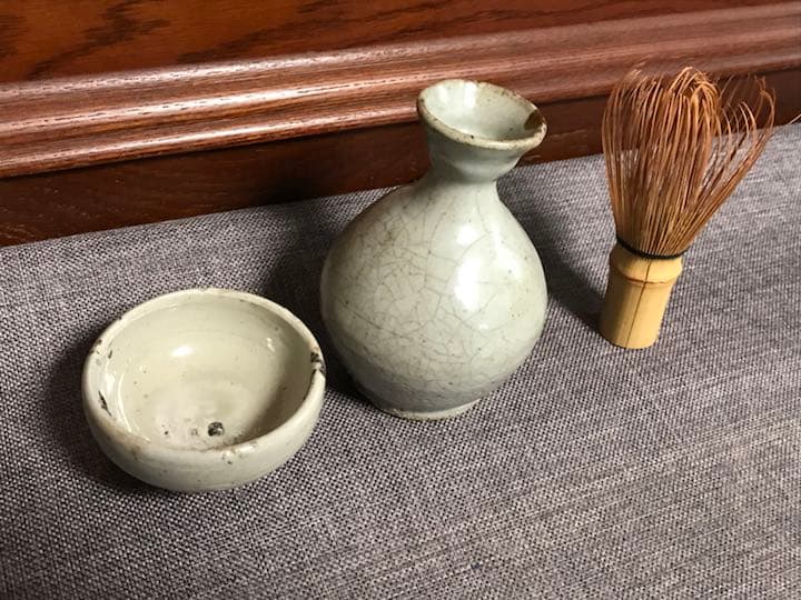 李朝初期／徳利とぐい呑のセット