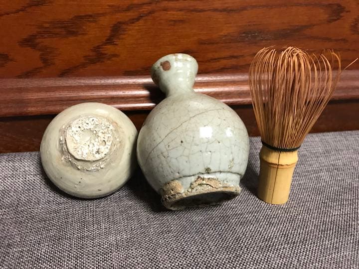 李朝初期／徳利とぐい呑のセット