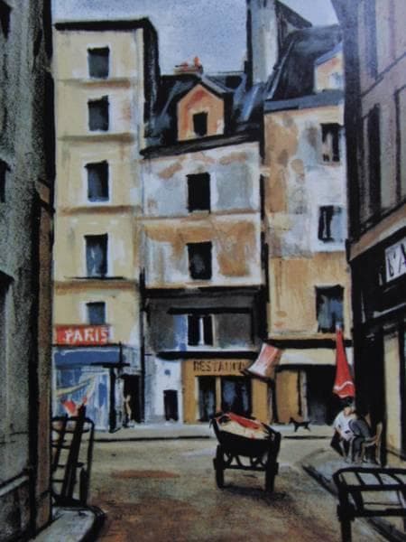 荻須高徳・OGUISS、ランビュート、希少な額装用画集より、新品高級額装付