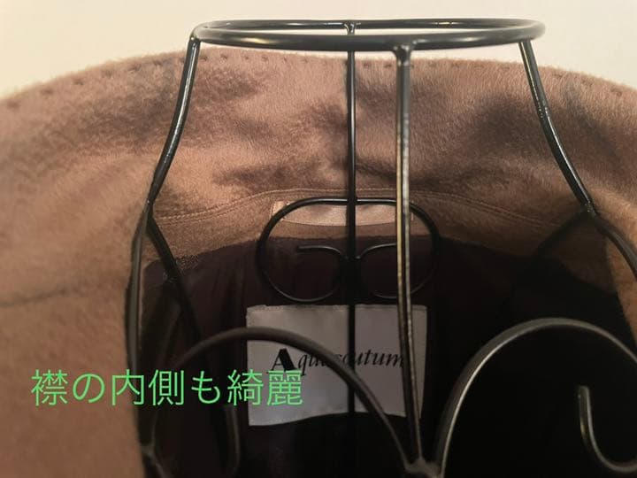 【超美品】アクアスキュータム　チェスターコート　定価13万　アルパカ／ウール