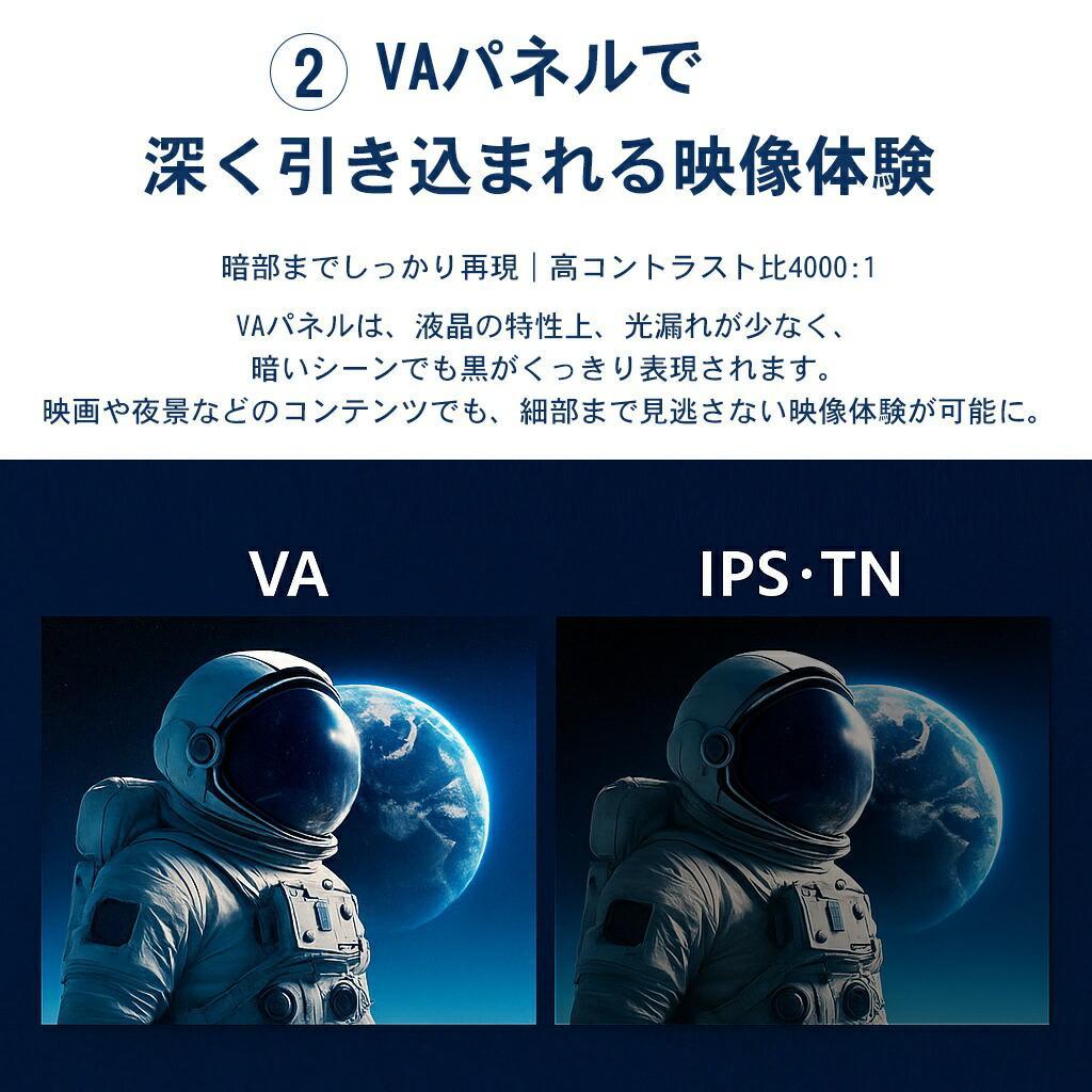 ★23.8型★ 高画質 モニター フルHD DCR 非光沢 VAパネル