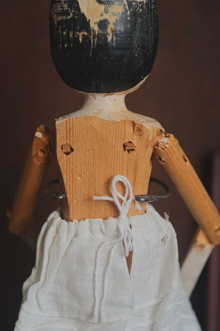 アンティーク ペグドール ウッデンドール 木製人形 ドイツ オランダ