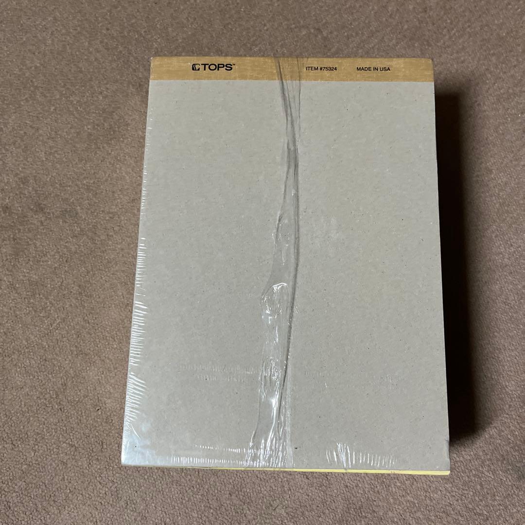 【TOPS】イエロー リーガルパッド (100シート×9冊 )