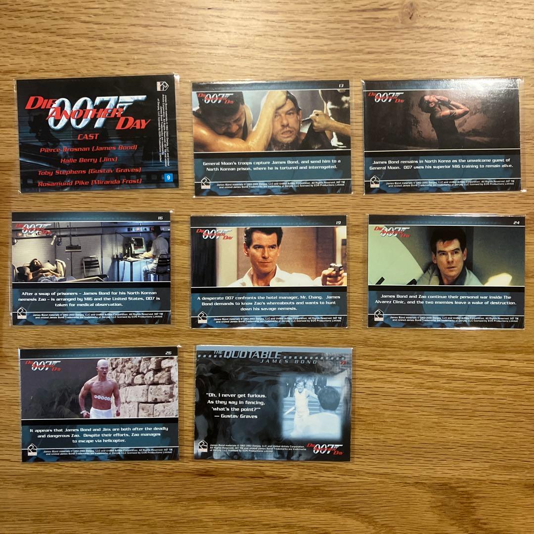 007 ダイ•アナザー•デイ　トレカ　9枚セット