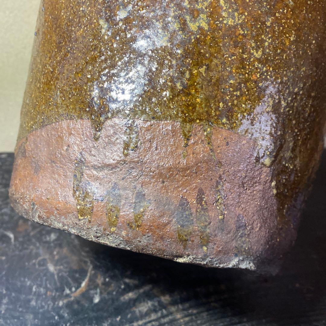 中国　古玩　南蛮水指【桐箱付】16cm20cm