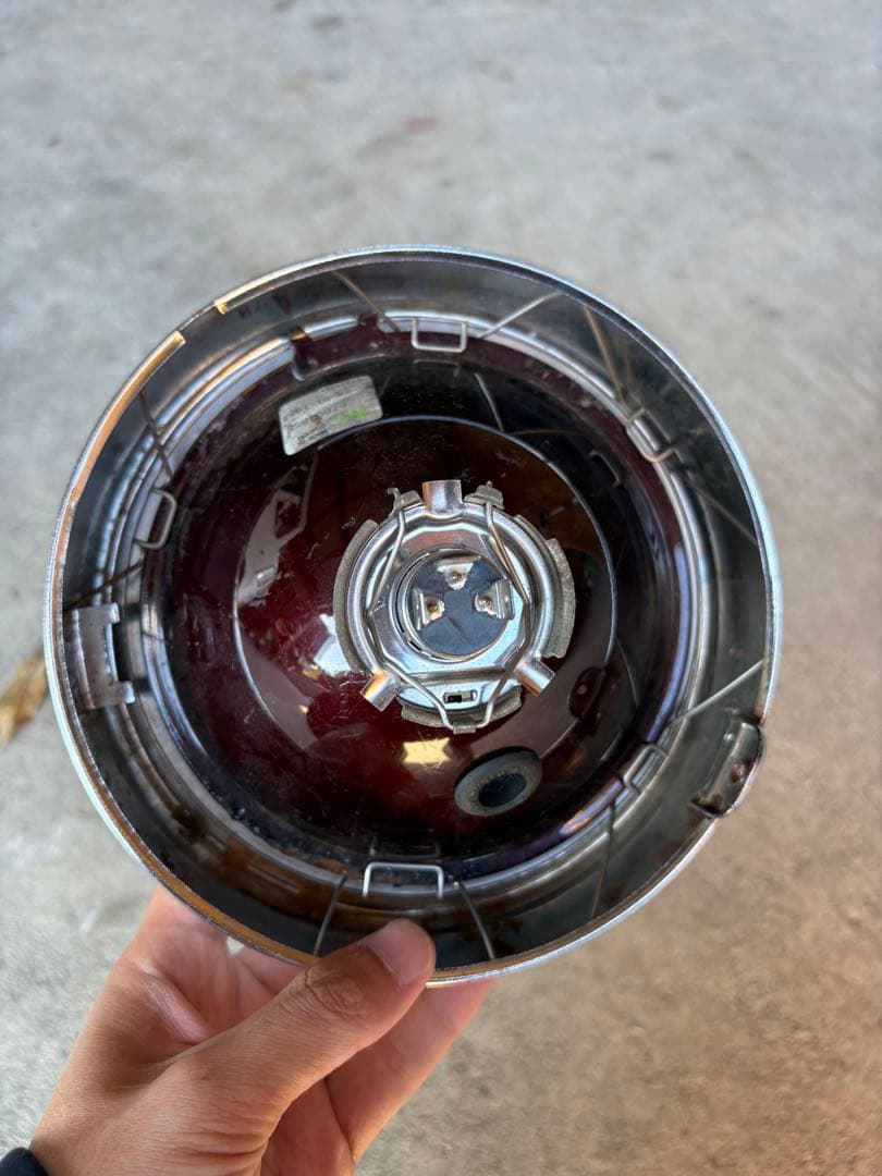 当時物 シビエ 凹み ヘッドライト 160パイ cb400four gt380