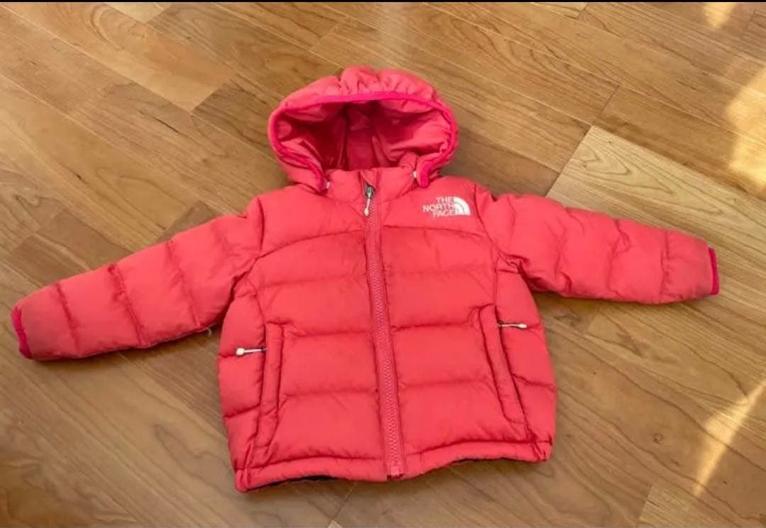 ノースフェイス　アコンカグアフーディ　ダウン　ピンク　80