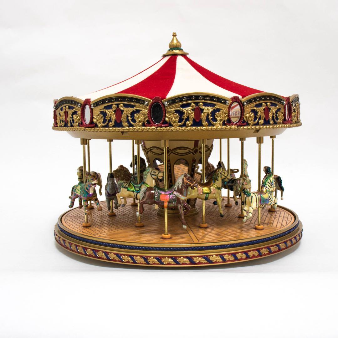 [匿名配送]ミスタークリスマス ゴールドラベル メリーゴーランド オルゴール