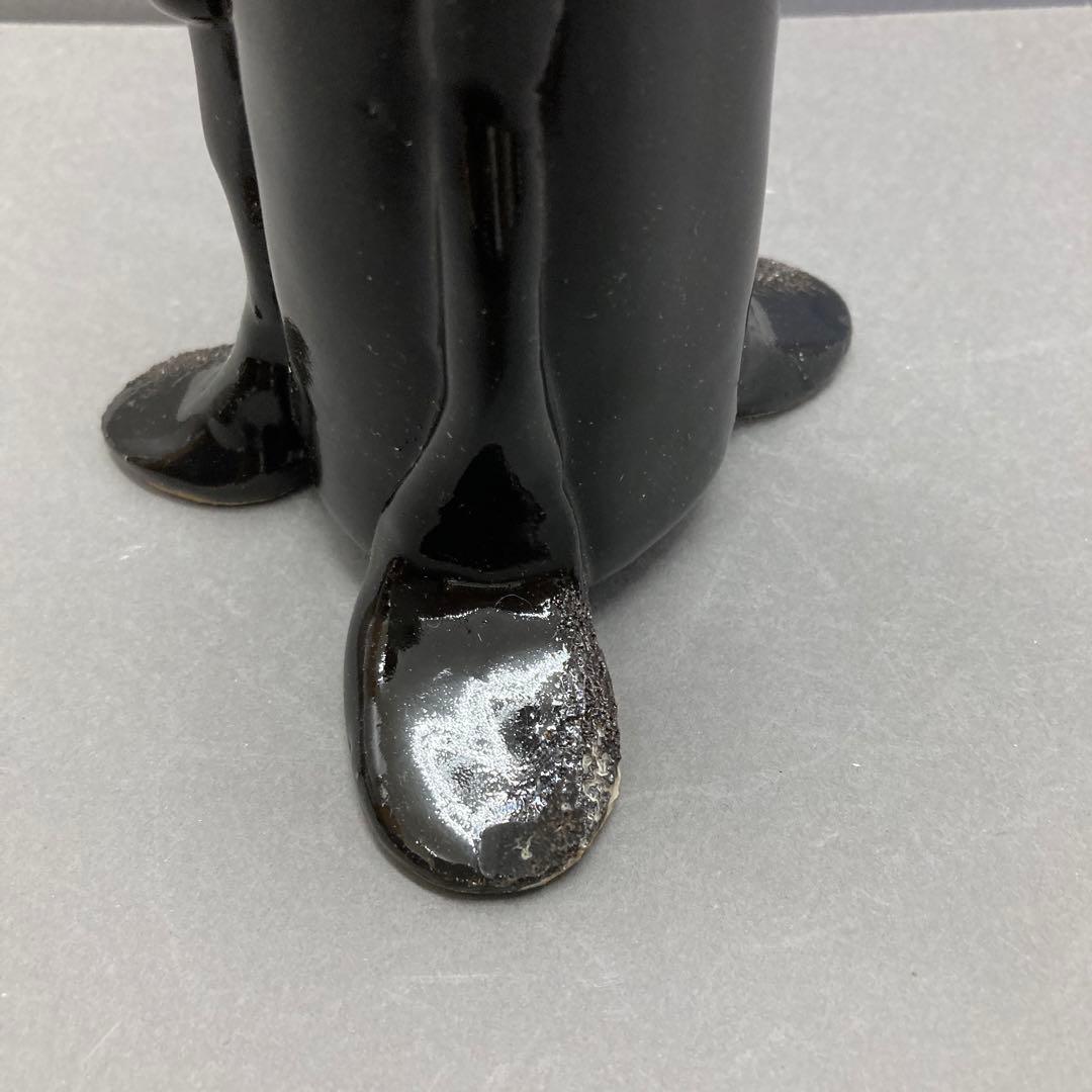 花器　黒釉花器　作　鈴木育児　共箱　S089KYK