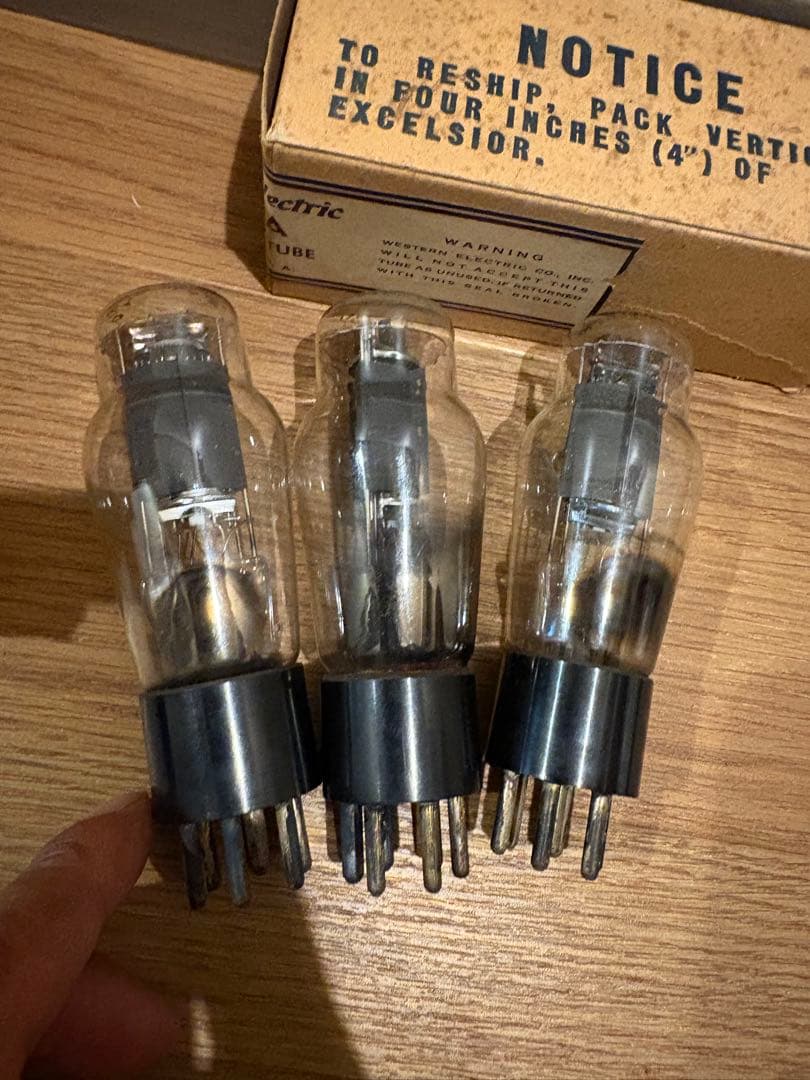T*N様 Western Electric 336A 真空管 3本 トップマーク