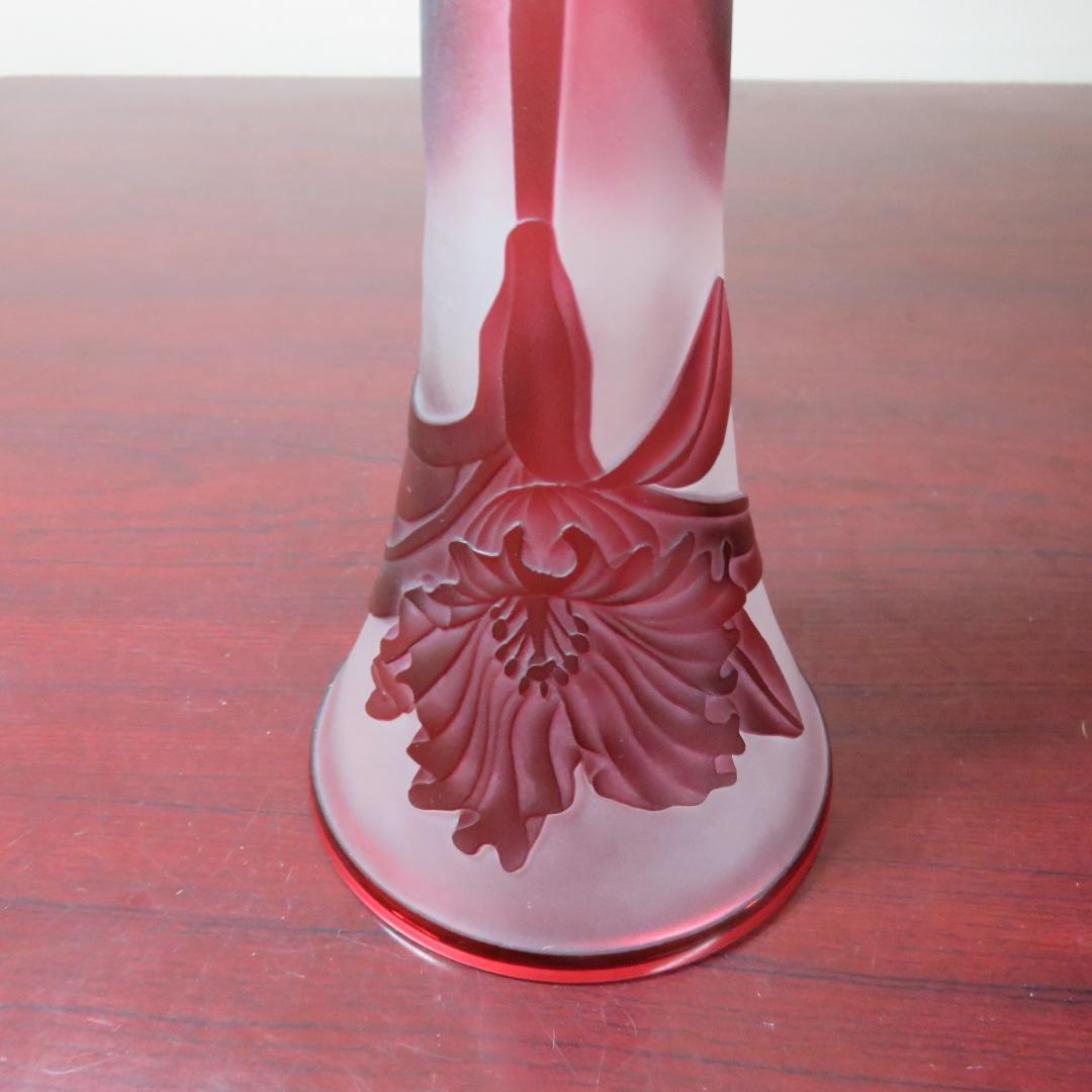 花瓶 フラワーベース 花器 ドイツ製 ドレスデンクリスタル 花