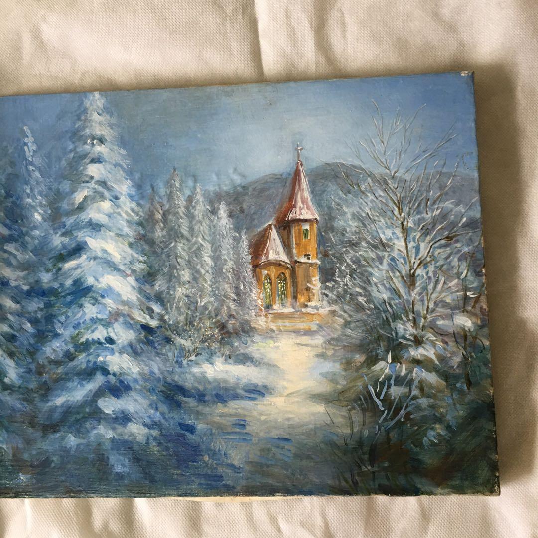 油絵手描き作品