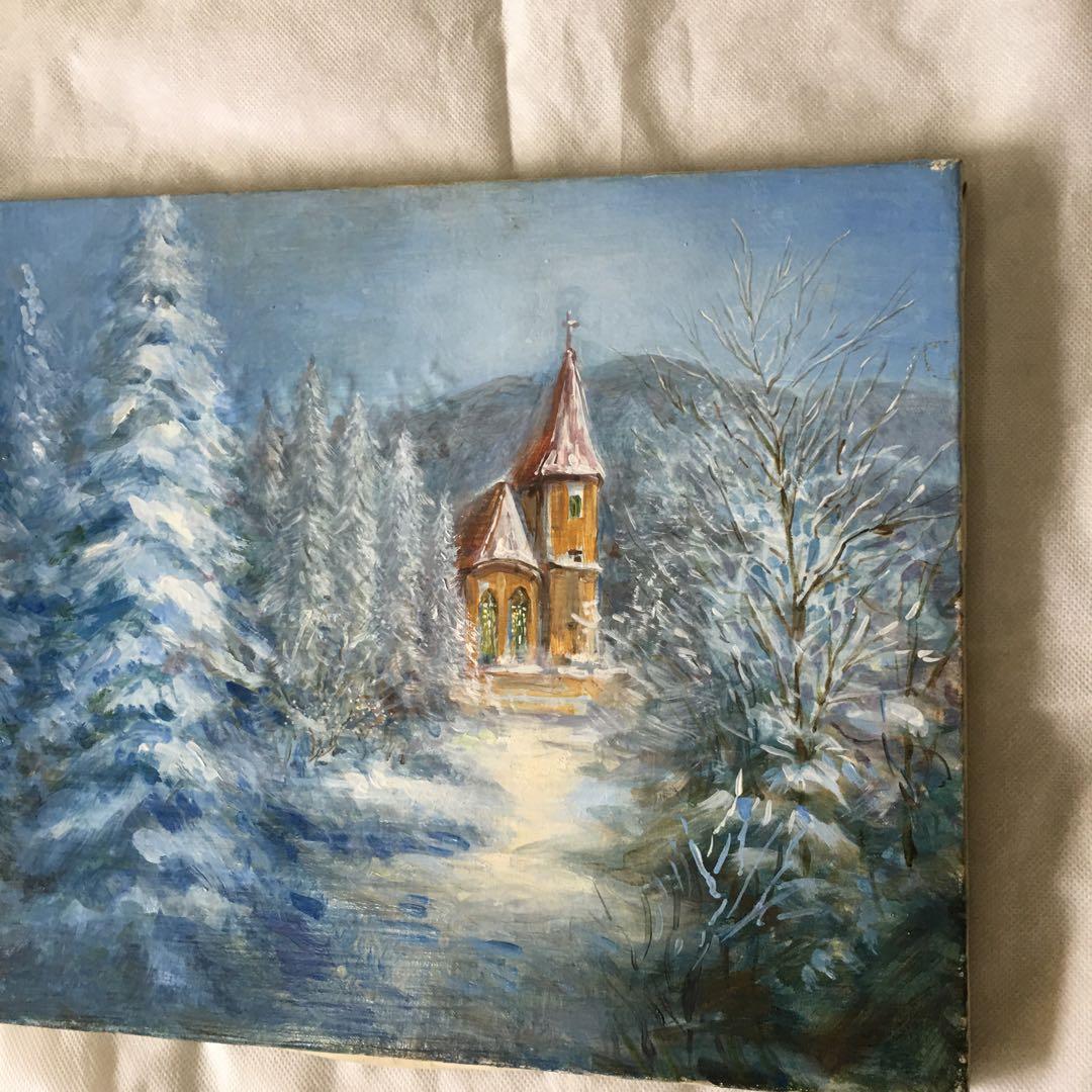 油絵手描き作品