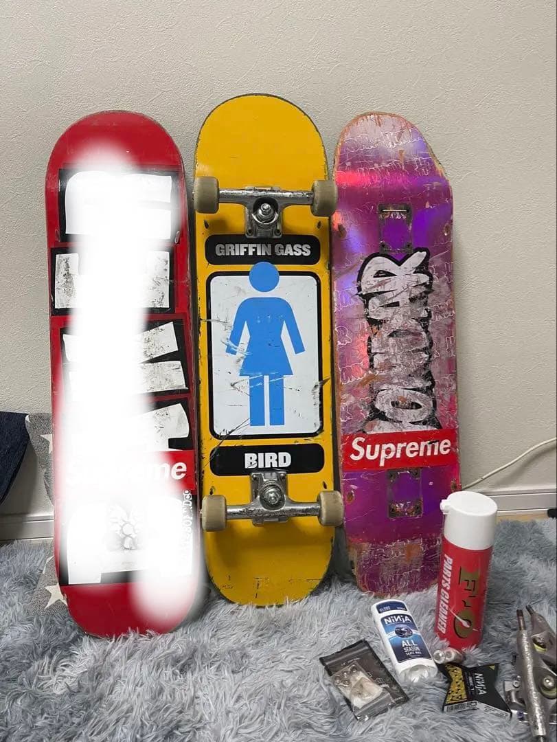 ガール スケートボード 8インチ コンプリートデッキ baker