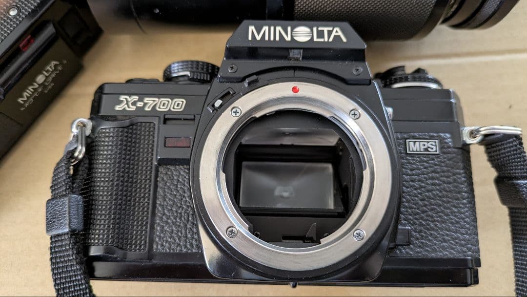 MINOLTA X-700 フィルム一眼レフカメラモードラ付き