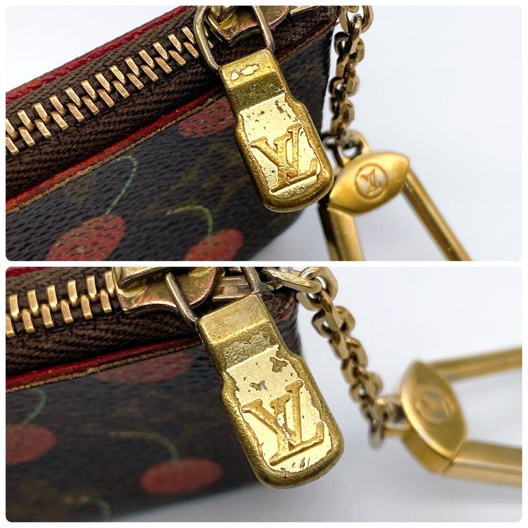 ルイヴィトン モノグラム チェリー ポシェットクレ ケース 村上隆