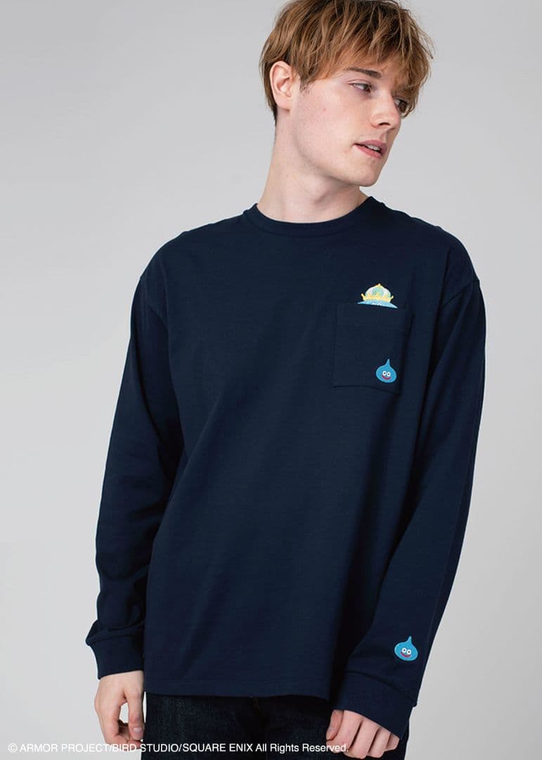 グラニフ ドラゴンクエスト ホイミスライム トートバッグ 長袖 XLサイズ