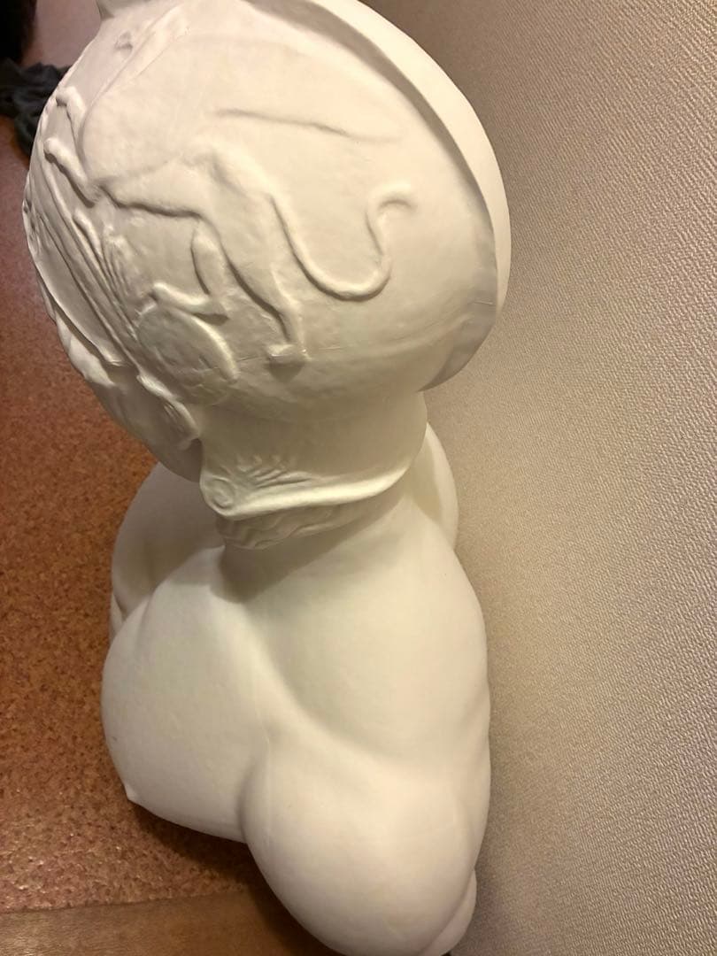 マルス胸像　デッサン用　石膏像