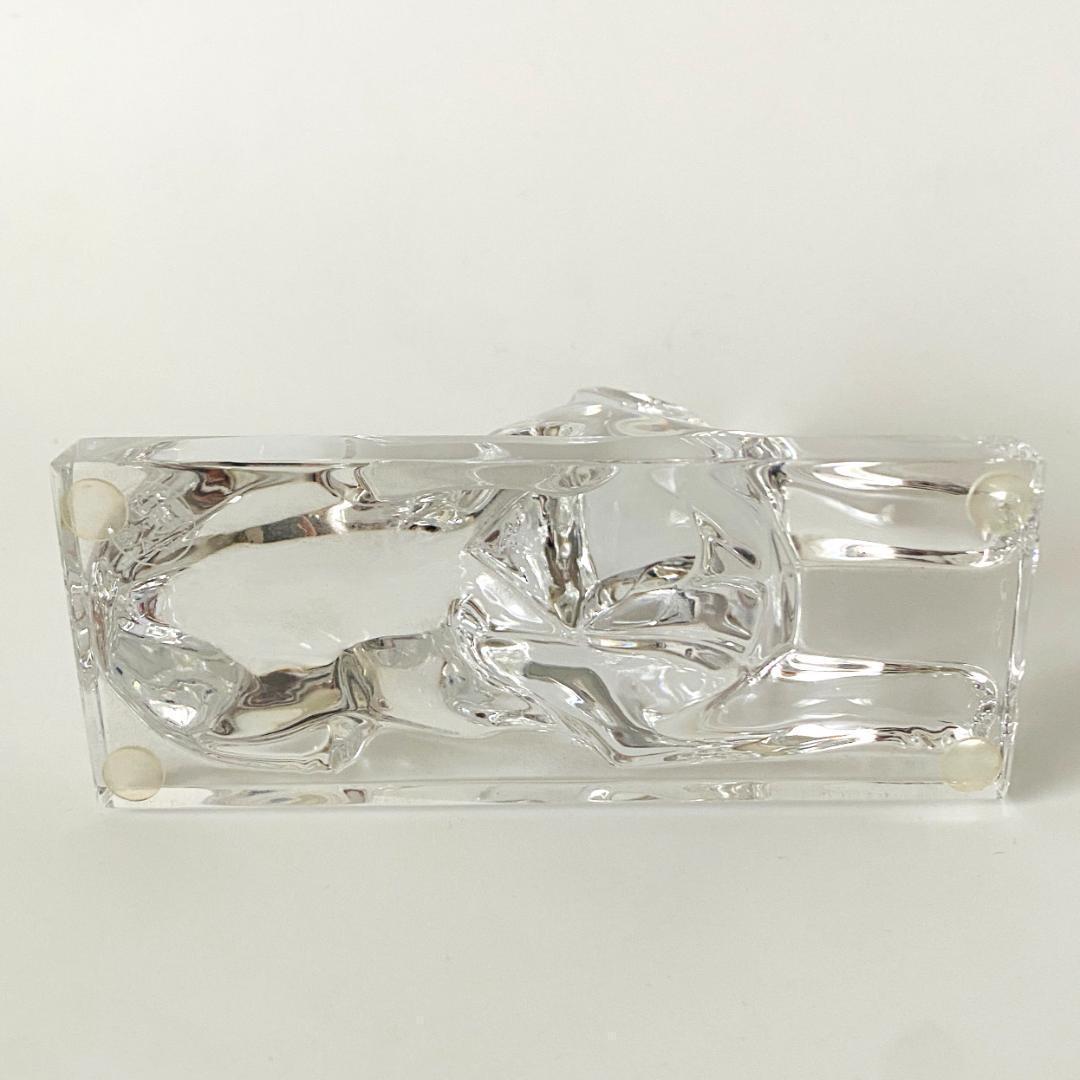 美品【バカラ】動物 スフィンクス 置物 インテリア★美品★幸運★魔除け