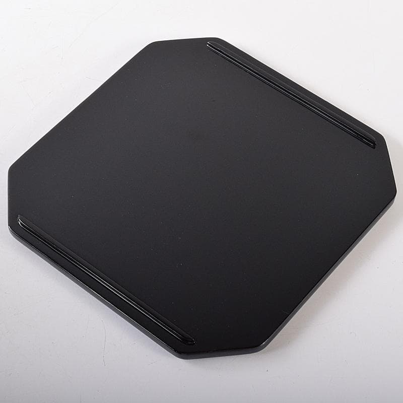 茶道具　木製本漆塗　黒真塗　五段縁高重　弁当箱　V　R8335B