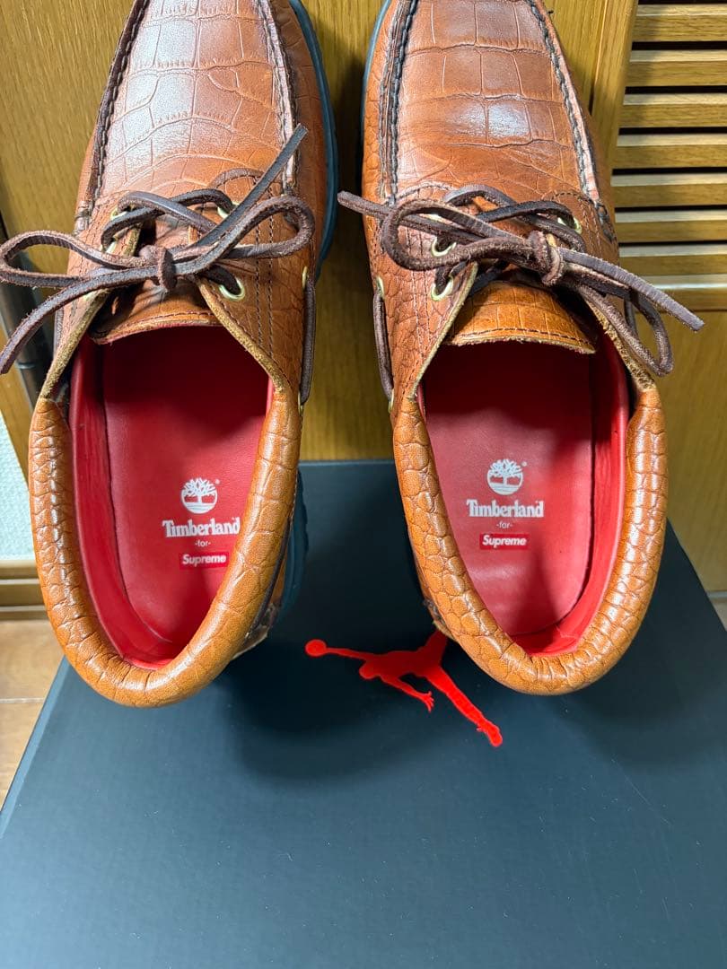 靴 supreme timberland 3eye classic lug