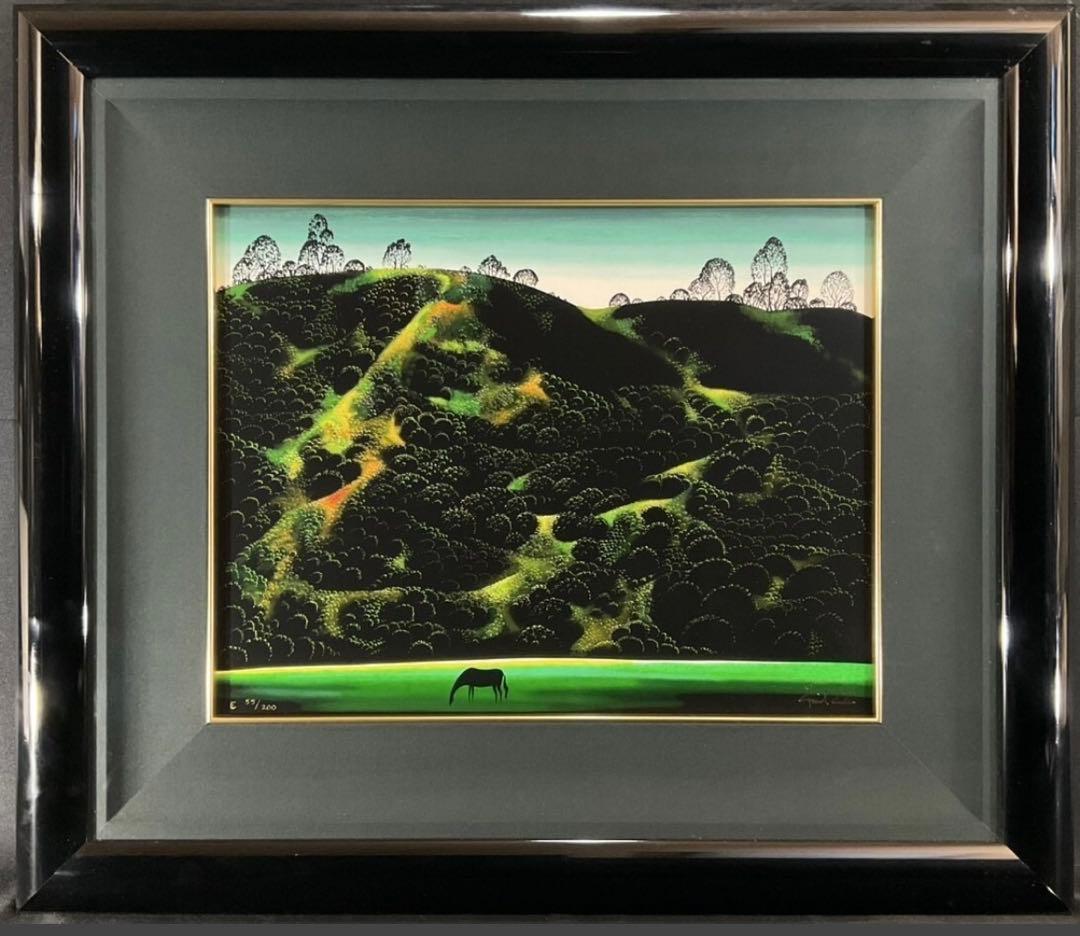 真作 アイベンロール アール Eyvind Earle 『ソリチュード』限定