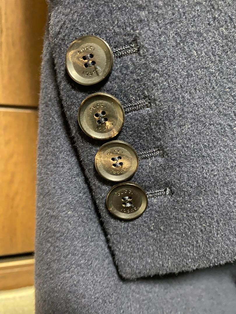 美品⭐︎【GUCCI 】チェスターコート ネイビー 36