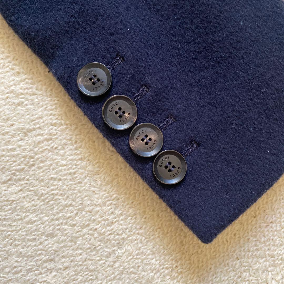 美品⭐︎【GUCCI 】チェスターコート ネイビー 36