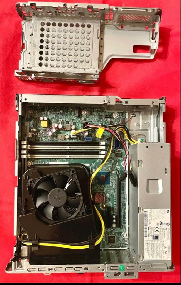 HP ProDesk 600 G4 SFF 3.6GHz本体、電源ケーブル