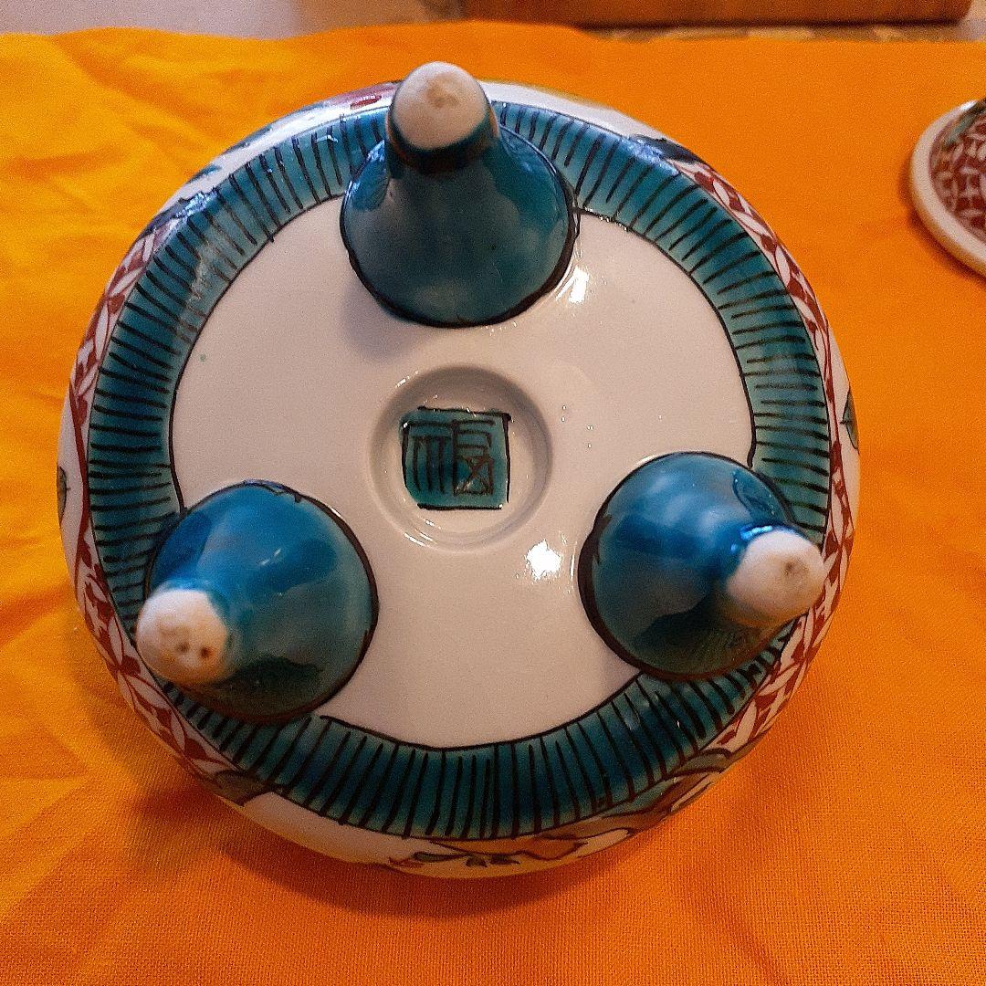 九谷焼　九谷陶泉　香炉共箱つき