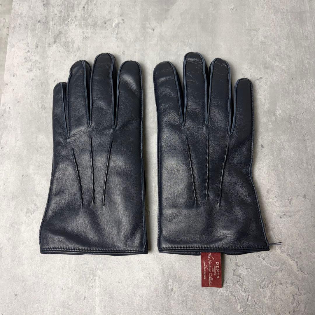 新品未使用 イングランド製 DENTS デンツ ラビットファー レザーグローブ